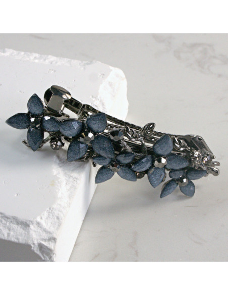 Klamra francuska 5 kwiatków z kryształkami Lolita Akcesoria