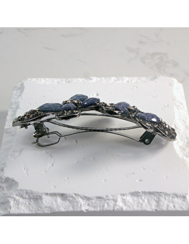 Klamra francuska 2 motyle z kryształkami Lolita...