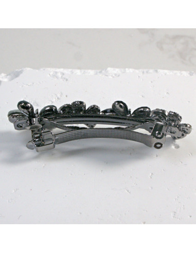 Klamra francuska 4 motylki z kryształkami i...