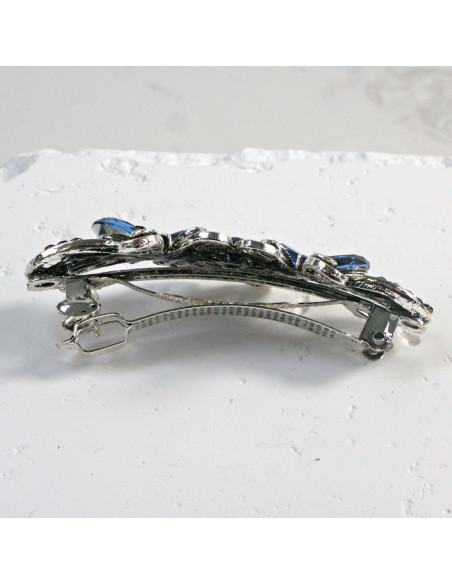 Klamra francuska 2 motyle z kryształkami i cekinami Lolita Akcesoria