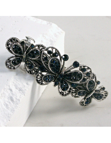 Klamra francuska 3 motylki z cekinami Lolita...