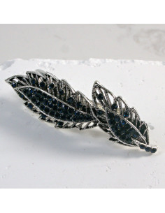 Klamra francuska 2 listki z cekinami Lolita Akcesoria 2