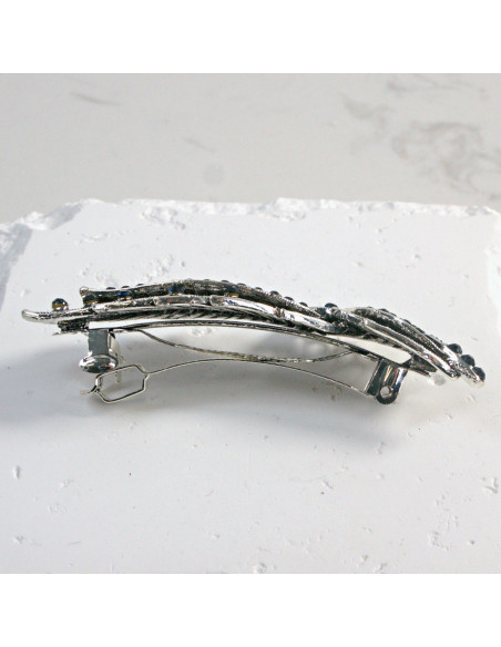 Klamra francuska 2 listki z cekinami Lolita Akcesoria