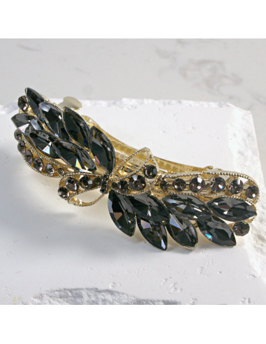 Klamra francuska kokarda z kryształkami Lolita...