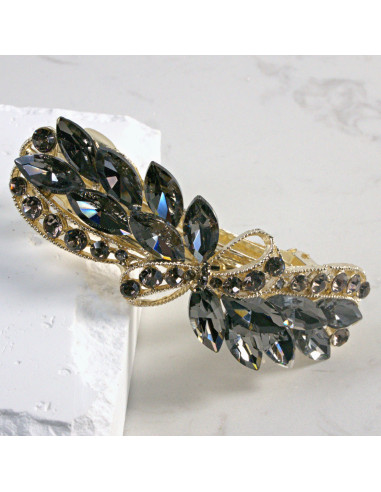 Klamra francuska kokarda z kryształkami Lolita...