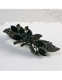 Klamra francuska listek z kryształkami i cekinami Lolita... 2