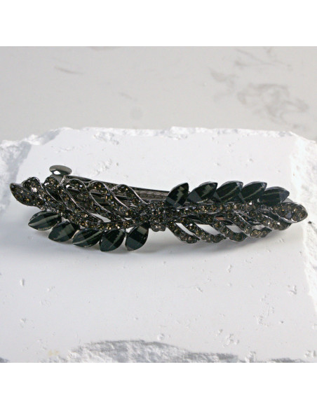 Klamra francuska gałązka z kryształkami i cekinami Lolita Akcesoria