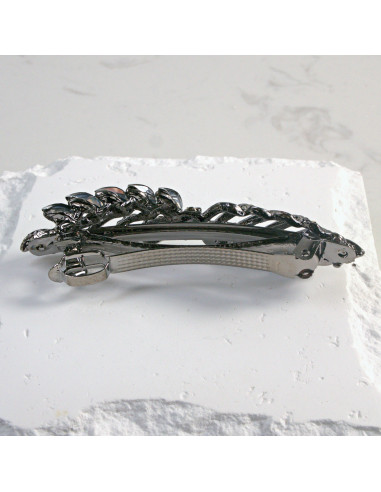 Klamra francuska gałązka z kryształkami i...