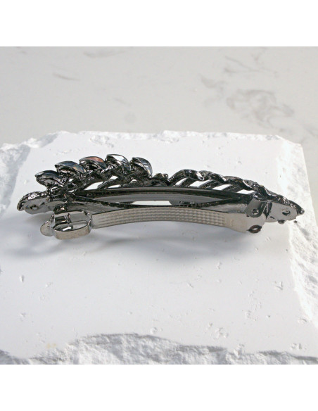 Klamra francuska gałązka z kryształkami i cekinami Lolita Akcesoria