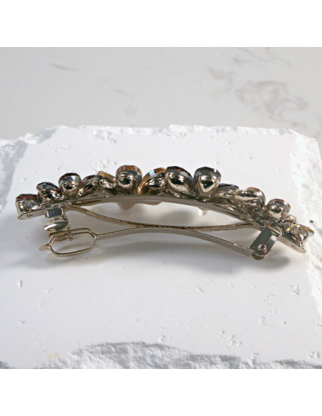 Klamra francuska 4 kwiatki z kryształkami Lolita Akcesoria