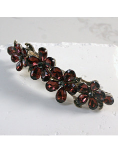 Klamra francuska 4 kwiatki z kryształkami Lolita Akcesoria 2