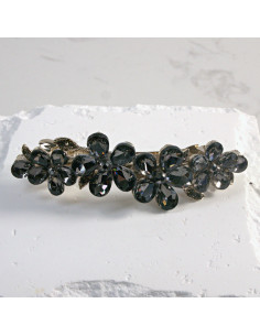 Klamra francuska 4 kwiatki z kryształkami Lolita Akcesoria