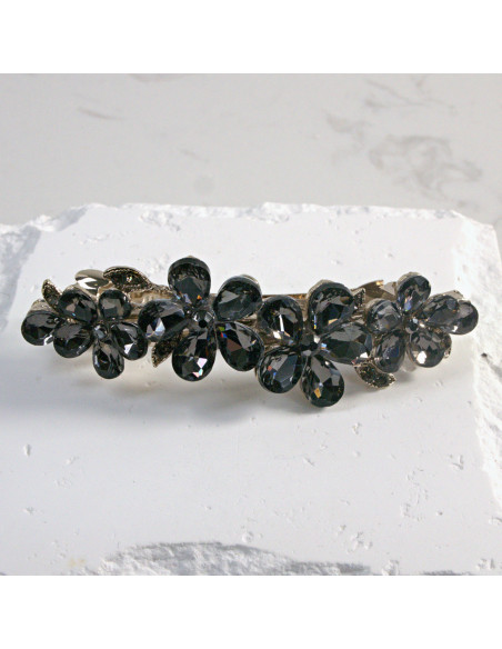 Klamra francuska 4 kwiatki z kryształkami Lolita Akcesoria