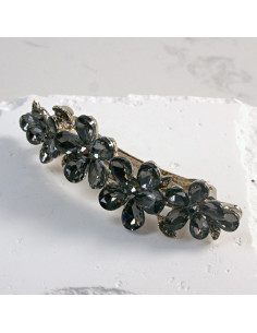 Klamra francuska 4 kwiatki z kryształkami Lolita Akcesoria 2