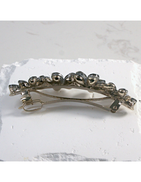 Klamra francuska 4 kwiatki z kryształkami Lolita Akcesoria