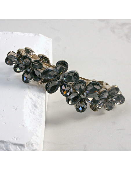 Klamra francuska 4 kwiatki z kryształkami Lolita Akcesoria