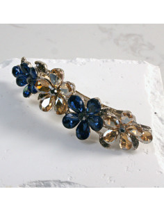 Klamra francuska 4 kwiatki z kryształkami Lolita Akcesoria 2