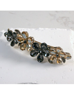 Klamra francuska 4 kwiatki z kryształkami Lolita Akcesoria 2