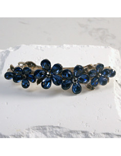 Klamra francuska 4 kwiatki z kryształkami Lolita Akcesoria