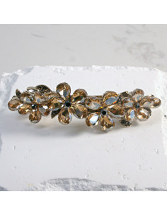 Klamra francuska 4 kwiatki z kryształkami Lolita Akcesoria