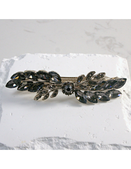 Klamra francuska gałązka z elementem i kryształkami Lolita Akcesoria