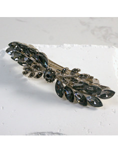 Klamra francuska gałązka z elementem i kryształkami... 2