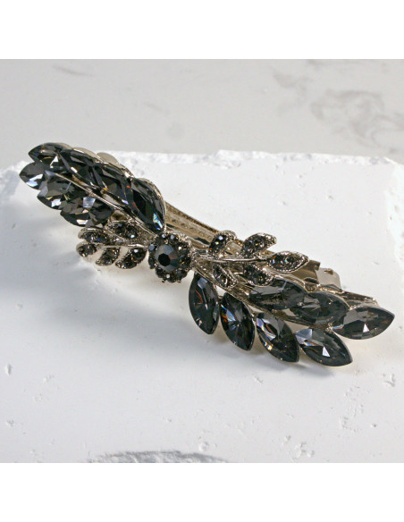 Klamra francuska gałązka z elementem i kryształkami Lolita Akcesoria