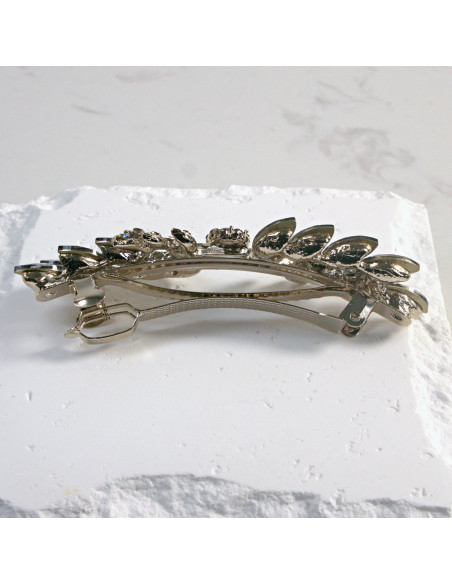 Klamra francuska gałązka z elementem i kryształkami Lolita Akcesoria