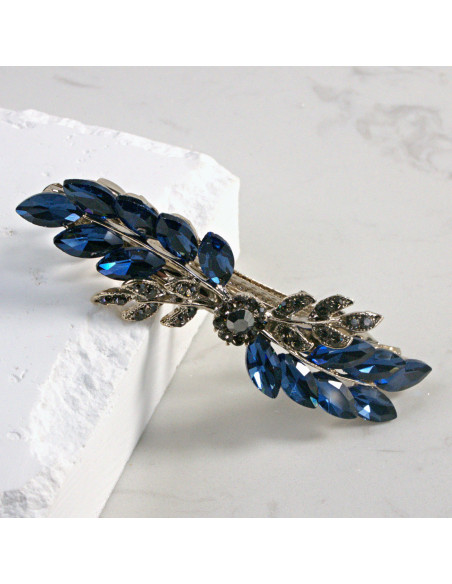 Klamra francuska gałązka z elementem i kryształkami Lolita Akcesoria