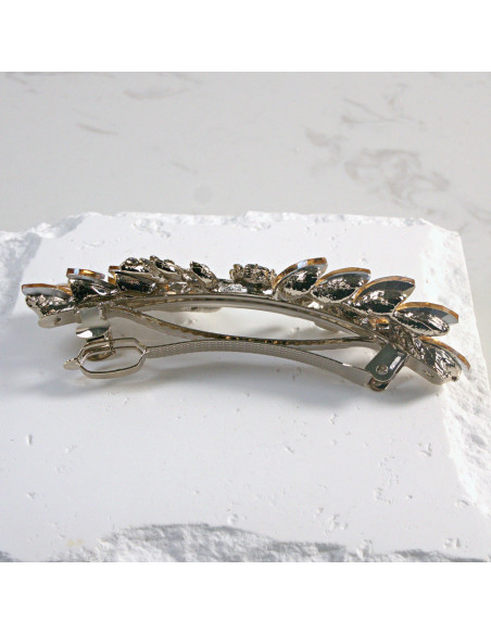 Klamra francuska gałązka z elementem i kryształkami Lolita Akcesoria