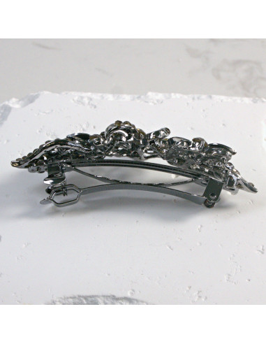 Klamra francuska kwiatek z cekinami i...