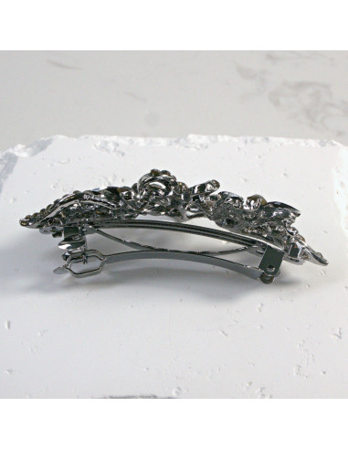 Klamra francuska kwiatek z cekinami i...