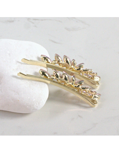 Wsuwka do włosów kwiatek RÓŻOWY 2 szt. Lolita...