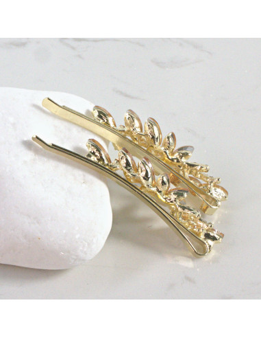 Wsuwka do włosów kwiatek MIODOWY 2 szt. Lolita...