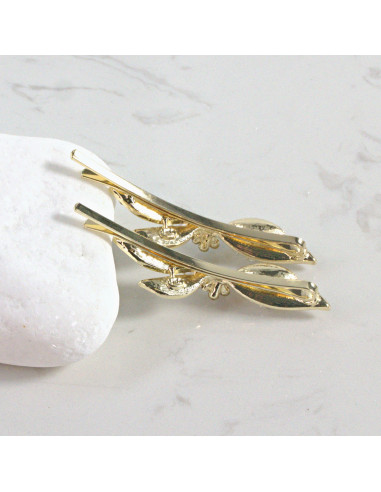 Wsuwka do włosów kokardka z kryształkami...