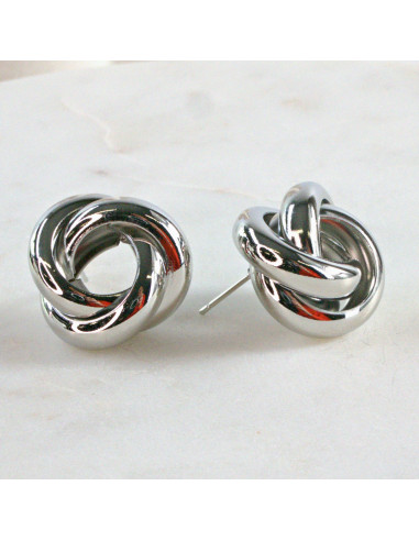 Kolczyki SREBRNY WĘZEŁ SUPEŁ 2 CM Lolita...