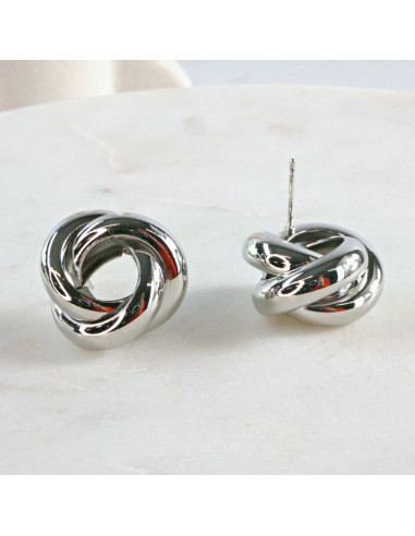 Kolczyki SREBRNY WĘZEŁ SUPEŁ 2 CM Lolita...