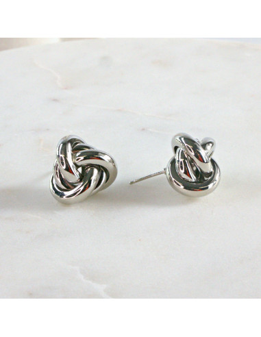 Kolczyki SREBRNY WĘZEŁ SUPEŁ 1,6 CM Lolita...