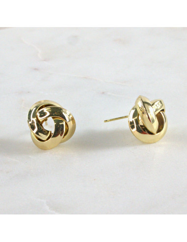 Kolczyki ZŁOTY WĘZEŁ SUPEŁ 1,5 CM Lolita...