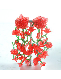 Kolczyki MAXI XXL ZJAWISKOWE KWIATY BOHO Lolita... 2