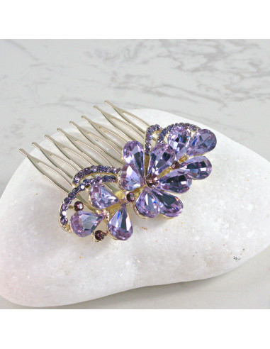 GRZEBIEŃ wsuwany do włosów wtykowy ozdobny...