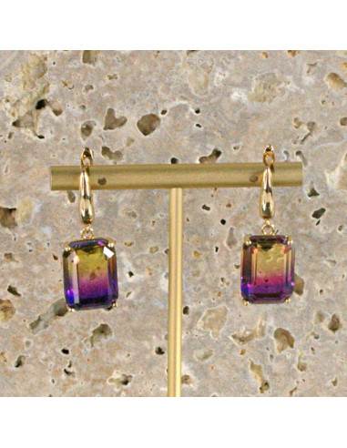 Kolczyki KAMIENIE ELEGANCKIE  CIENIOWANE BRYLANTY