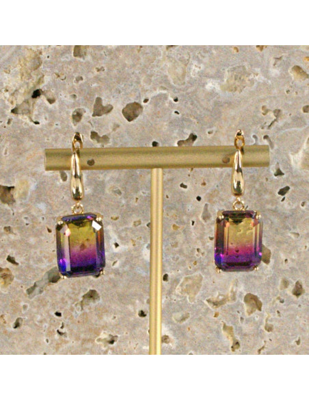 Kolczyki KAMIENIE ELEGANCKIE  CIENIOWANE BRYLANTY