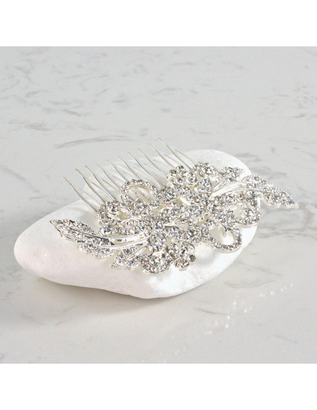 GRZEBIEŃ wsuwany do włosów wtykowy ozdobny diamenty Lolita Akcesoria