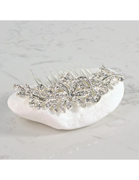 GRZEBIEŃ wsuwany do włosów wtykowy ozdobny diamenty Lolita Akcesoria