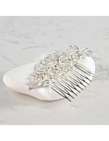 GRZEBIEŃ wsuwany do włosów wtykowy ozdobny diamenty Lolita Akcesoria