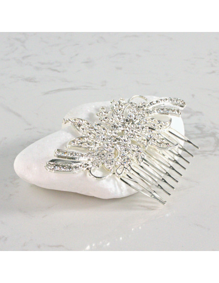 GRZEBIEŃ wsuwany do włosów wtykowy ozdobny diamenty Lolita Akcesoria