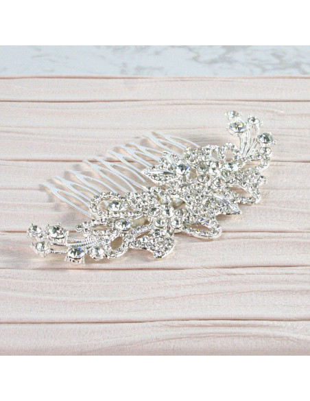 GRZEBIEŃ wsuwany do włosów wtykowy ozdobny diamenty Lolita Akcesoria