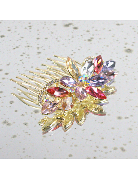 GRZEBIEŃ wsuwany do włosów wtykowy ozdobny diamenty Lolita Akcesoria KOLORY