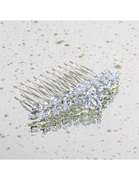 GRZEBIEŃ wsuwany do włosów wtykowy ozdobny diamenty Lolita Akcesoria CRYSTAL